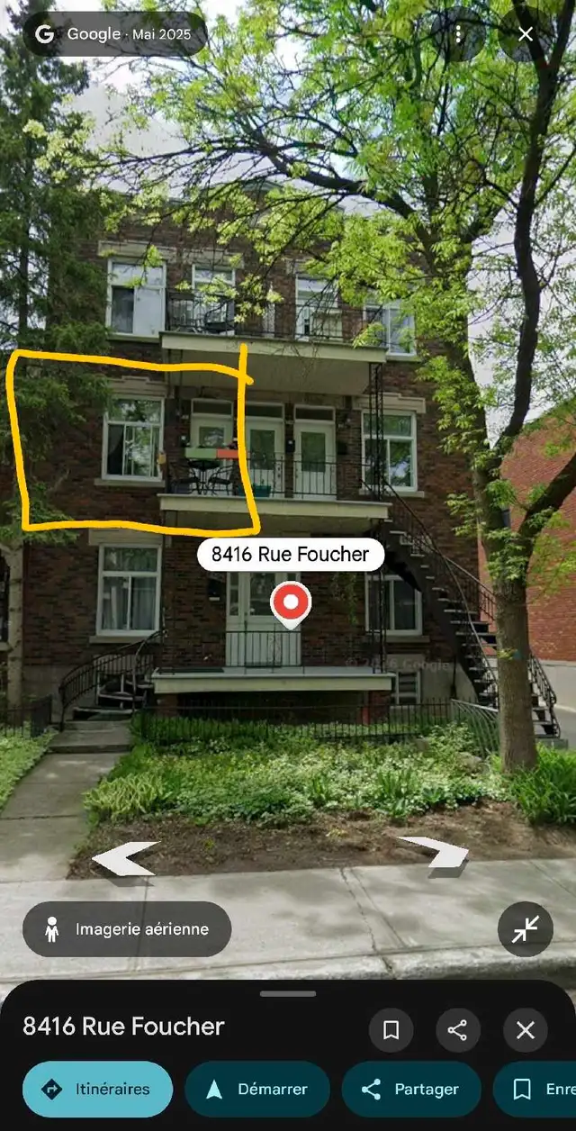 4 1/2 à louer à Villeray 2 pieces doubles