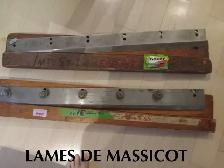 Lames de rechange massicot reliure bookbinding print imprimerie