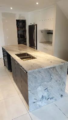 Natural Stone Kitchen Island Countertop - Photo 3