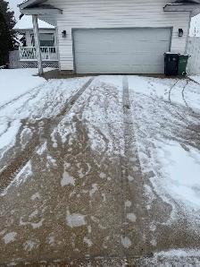 Snow removal- one time