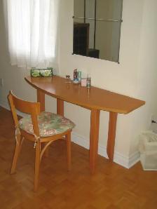 Vanity Table and Chair with cushion