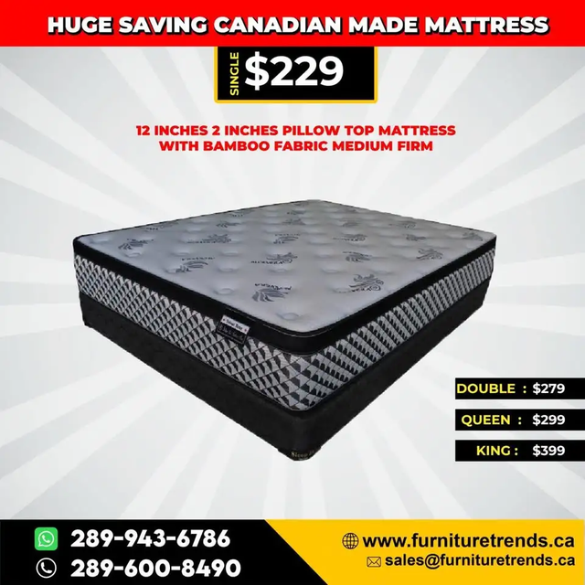 Furniture Trends Canadian Made Mattress