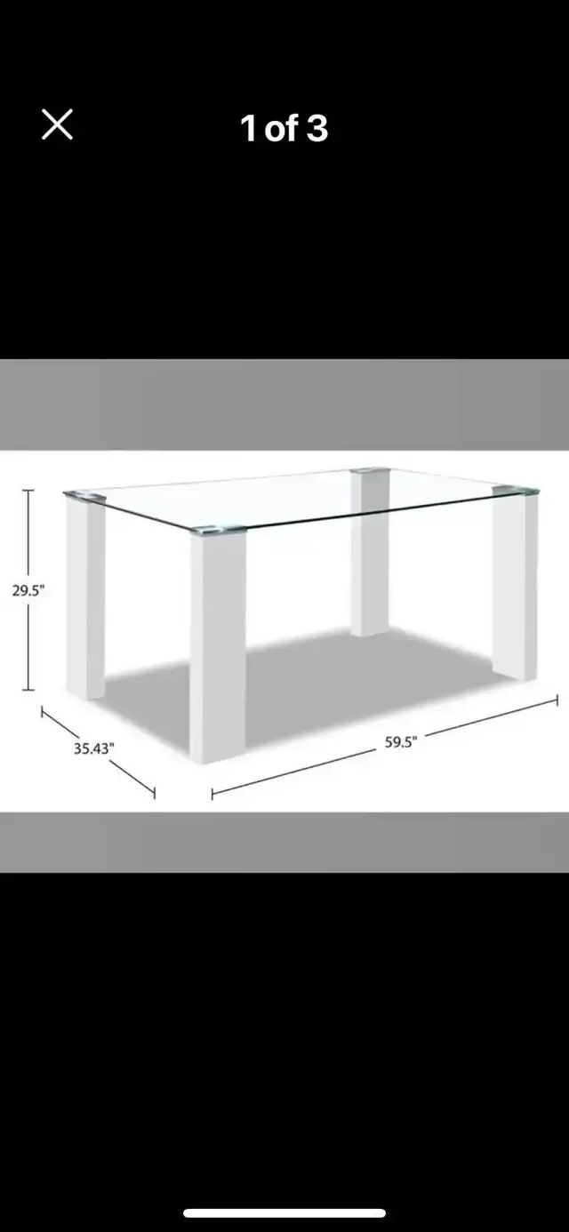Glass table
