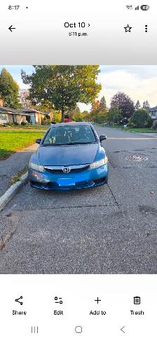Honda Civic 2009 $2500, 176000km