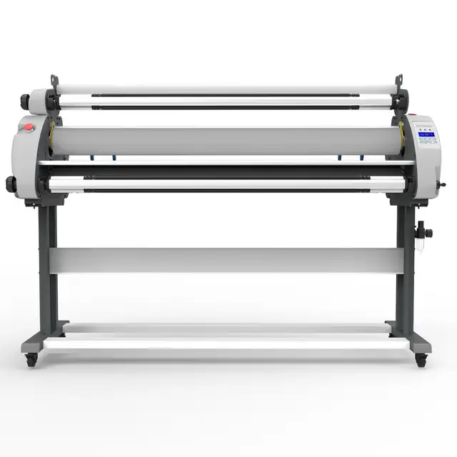 110V 63In Pneumatic Cold Roll Laminator Machine Full-Auto 120076