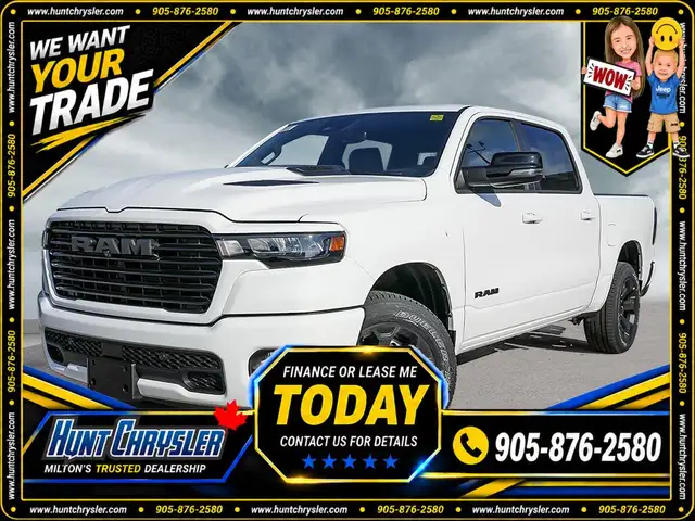 2026 RAM 1500 SPORT | PANO | 20S | 9-SPKR | NAVI | 4X4 | HTD STS