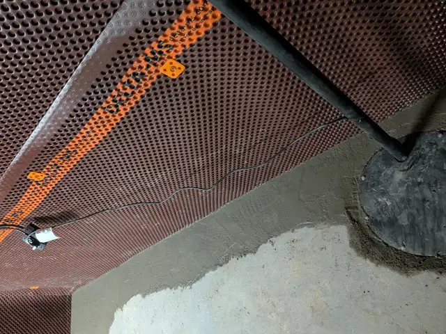 WATERPROOFING SUMP PUMP ISSUE FOUNDATION LEAK REPAIR ROUGH IN