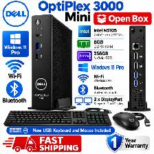 (Open Box) Dell OptiPlex 3000 Thin Mini Computer N5105 2GHZ 8GB
