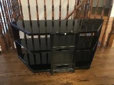 Black Glass TV Stand - Photo 2