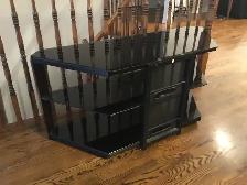 Black Glass TV Stand - Photo 3