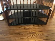 Black Glass TV Stand - Photo 4