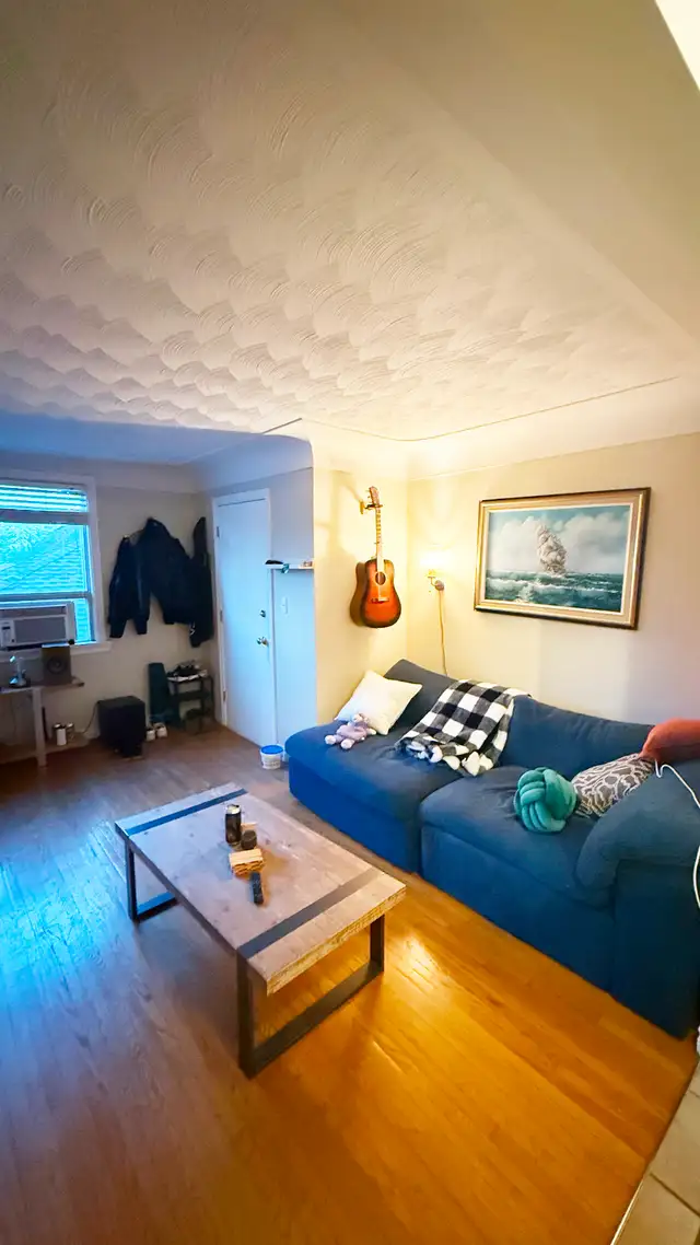Cozy Dundas 1 bd rm plus den in smaller quiet building