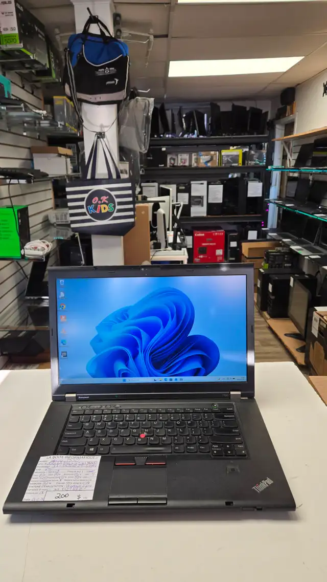 Lenovo ThinkPad T530 i7 8Go 240Go SSD Windows 11 Pro — 200$
