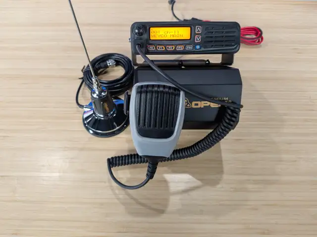 Icom IC-F5061 VHF Radio, Antenna & Seat Bracket Package, $550