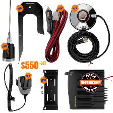 Icom IC-F5061 VHF Radio, Antenna & Seat Bracket Package, $550 - Photo 2