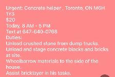 concrete helper