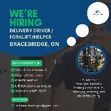 Hiring Forklift Driver/Delivery Driver Bracebridge