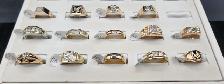 Men's 10k / 14k Gold Wedding Bands, Rings with Diamonds...