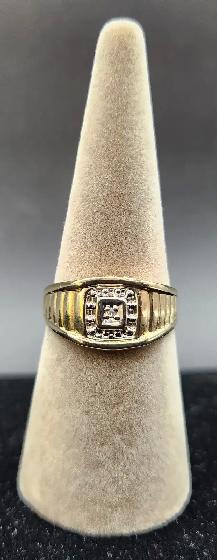 Men's 10k / 14k Gold Wedding Bands, Rings with Diamonds... - Photo 5