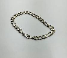 bracelet en argent véritable pour homme - Photo 2