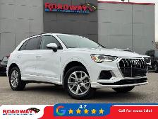 2025 Audi Q3 40 Leather | Blind-Spot Monitor | Heated Steerin...