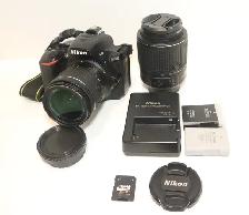Nikon D5600 DSLR Camera with 18-55mm and 55-200mm Lenses