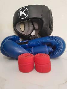 kimurawear 16 oz gloves and headgear
