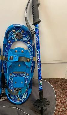 L.L. Bean . Winter Walker Snowshoes and extending Walker Poles - Photo 4