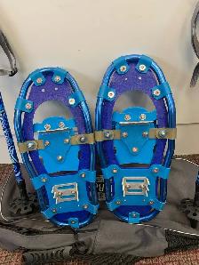 L.L. Bean . Winter Walker Snowshoes and extending Walker Poles - Photo 5