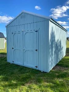 10 x 16 Utility Shed (8 ft. walls) - Old Hickory Buildings