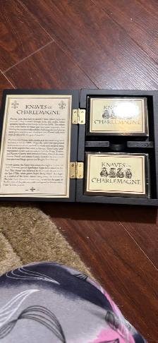2 Decks of cards in a Wooden Box