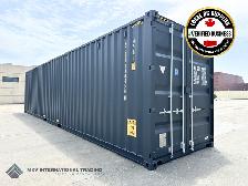 40ft Dark Grey Sea Can Storage Containers - Photo 4