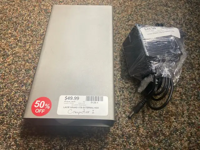 Lacie Grand 1TB External Hard Drive