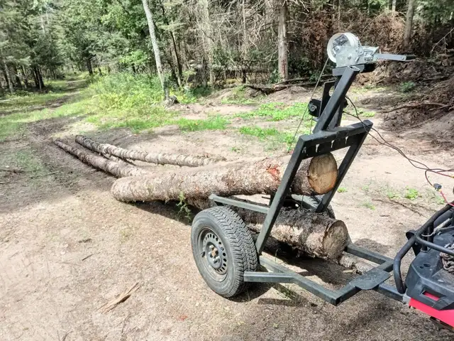 Remorque tire bois ou pour la chasse