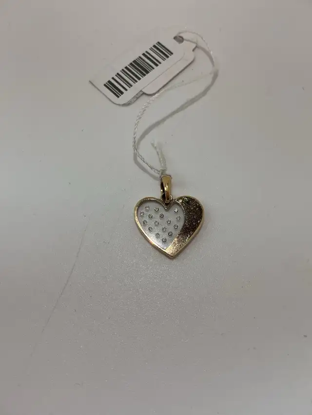 breloque en or 18k cœur