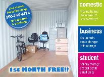 ____AFFORDABLE SELF STORAGE PETERBOROUGH | 1st MONTH FREE!____