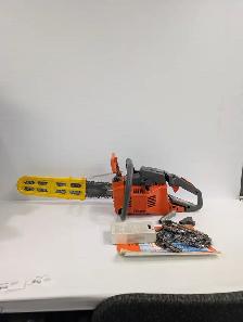 (B9033) Husqvarna 33 Gas Chainsaw w/ Manuals, Tools & New Spa...