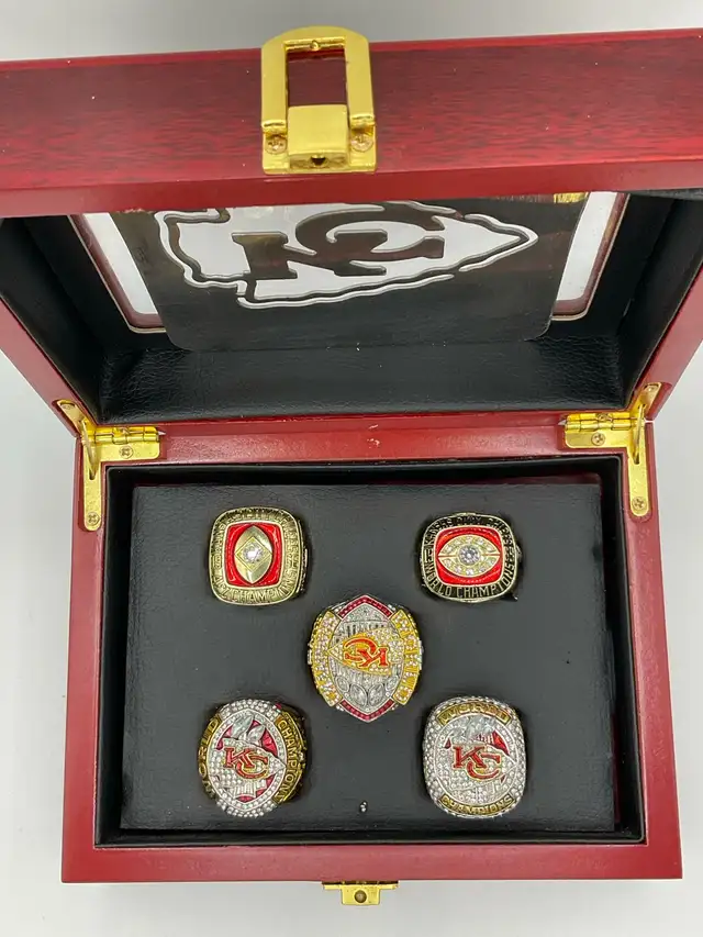KANSAS CITY CHIEFS SUPER BOWL REPLICA RINGS