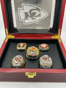 KANSAS CITY CHIEFS SUPER BOWL REPLICA RINGS - Photo 3