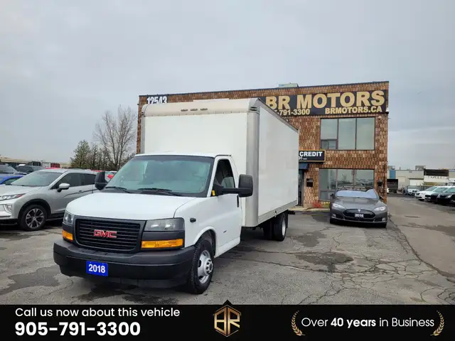 2018 GMC Savana G3500 | 177 In. | 16 Foot Box | Ramp