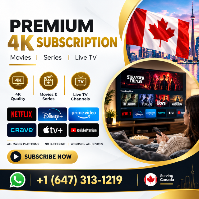 PREMIUM 4K TV CONNECTION AVAILABLE!