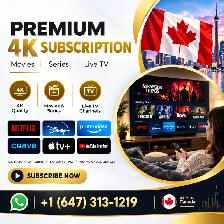 PREMIUM 4K TV CONNECTION AVAILABLE!