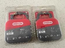 TWO BRAND NEW OREGON D70 ADVANCECUT CHAINSAW CHAINSAW CHAINS