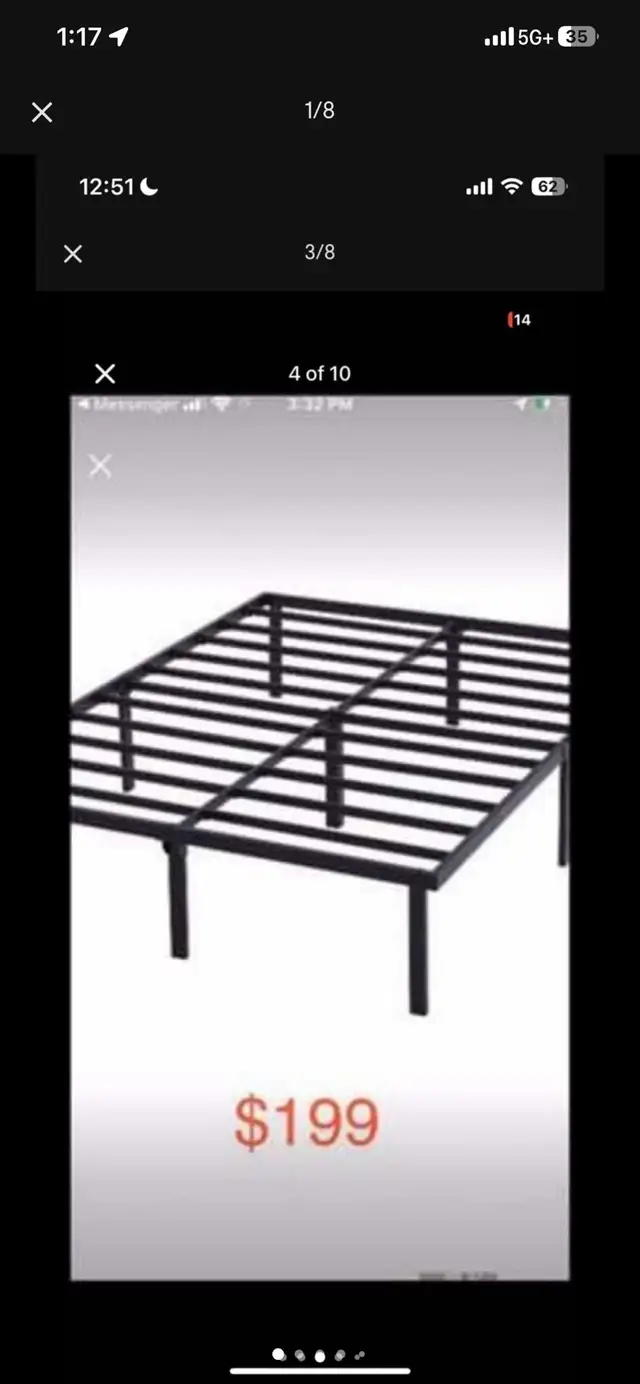 Brand New QUEEN Platform Frames $199 Free delivery