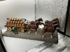 ANHEUSER - BUSCH BUDWEISER CLYDESDELE COLLECTION FIVE-HORSE hit