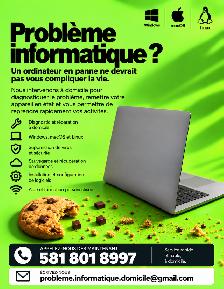 Solution informatique à domicile – Windows, Mac et Linux