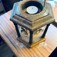 TWO DUCKS UNLIMITED COLLECTABLE CANDLE HOLDER OAK LANTREN - Photo 2