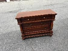 Free delivery used Vintage Style Wooden Three-Drawer Chest - Photo 2