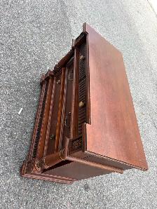 Free delivery used Vintage Style Wooden Three-Drawer Chest - Photo 4