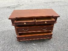 Free delivery used Vintage Style Wooden Three-Drawer Chest - Photo 5